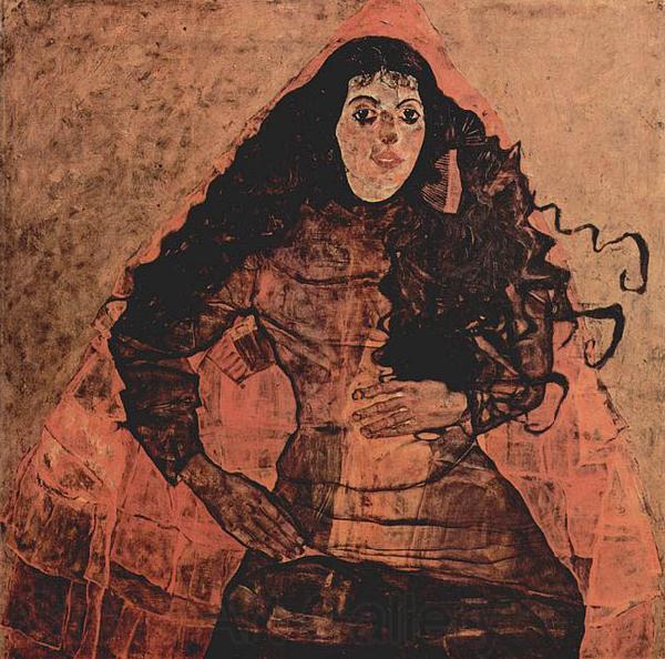 Egon Schiele Portrat der Trude Engel